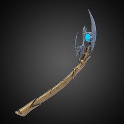 LokiScepterFront.jpg Fichier 3D Sceptre de Loki Chitauri pour Cosplay・Design pour imprimante 3D à télécharger