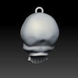 07.jpg 骷髅吊坠 3D 打印模型