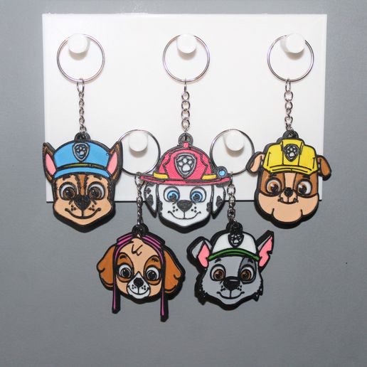 5 Keychain Paw Patrol 1 3D model