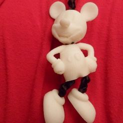 SAM_5038_display_large.jpg Download free STL file Mickey Mouse necklace • 3D printer design, Vishell