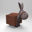 untitled.2.7.png Burro Planter - 3D Printed Donkey-shaped Planter