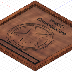 star-tray1.png Download STL file Void Star • 3D printing template, Void3DCannabisCore