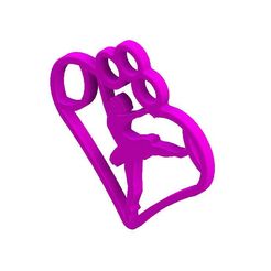 Ballet-Dancer-01.jpg Archivo STL colgante corazón-bailarina・Modelo de impresión 3D para descargar