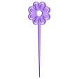 flower1_3dprintNY.stl Mother's Day Multi Purpose Picks