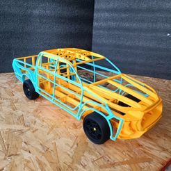 IMG_20230313_154128.jpg STL-Datei Toyota Hilux 2021 - Maßstabsgetreues Modell・3D-druckbare Vorlage zum herunterladen