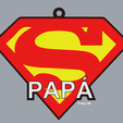 llavero-super-papá.png Super dad Keychain - Super dad Keychain
