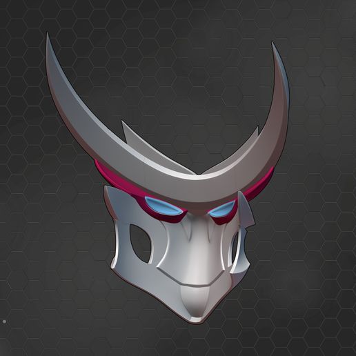 3.jpg Blood Moon Yasuo Cosplay Mask - League of Legends 3D Print Model