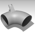 Intake_Elbow.jpg 3D File - Intake Pipe Adapter for DIY Cold Air Intake for Toyota MR2 Spyder (MR-S/ZZW30)