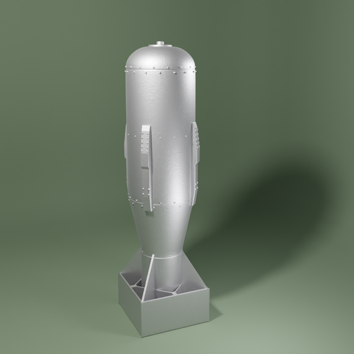Little Boy Atomic Bomb 3D model