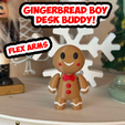 flexarms1.png Gingerbread Boy Desk Buddy with Flexi-Arms