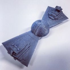 IMG_3054.jpg STL-Datei Death Star Destroyer Bow Tie kostenlos・3D-Drucker-Modell zum herunterladen