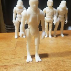 Star Wars .stl Tig Fromm .3D action figure .OBJ Kenner style.