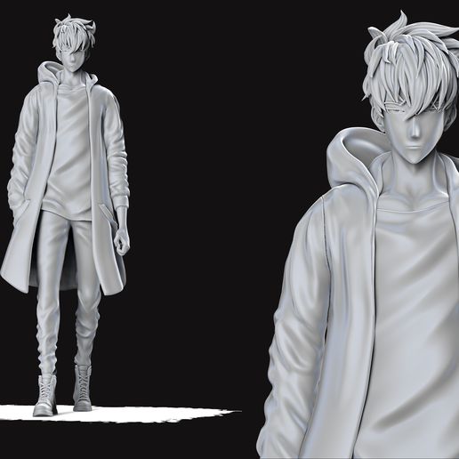 Sung Jin Woo 3D print model 3D model