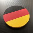 IMG_9728.jpg Tricolor ( Germany Austria Netherlands France Hungary Italy Romania Estonia ) - Flag Coaster