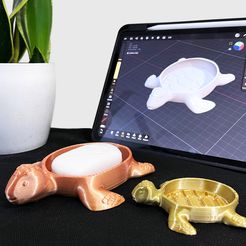 image_6487327.jpg STL file Turtle Container for Soap and Accessories・3D printer design to download
