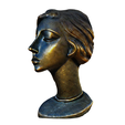 model-1.png Lady Gaga bust modern art sculpture bronze
