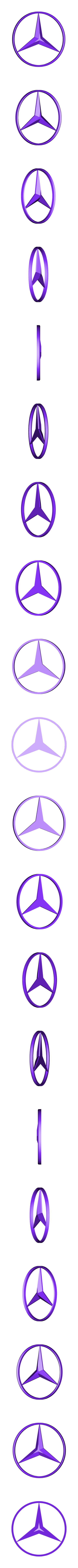 mercedes_logo.stl logo Mercedes