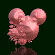 Minnie-Flower3.png Floral Elegance: Minnie Ornament 2 Versions