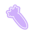 vegetables  (13).stl vegetables  (13)  Carrot, Easter, Rabbit CUTTER AND STAMP,  CUTTER AND STAMP, COOKIE CUTTER, FORM STAMP,