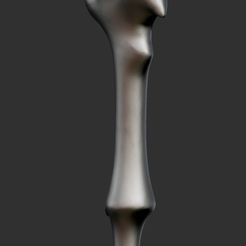 11.jpg Lord Voldemort wand 3D print model