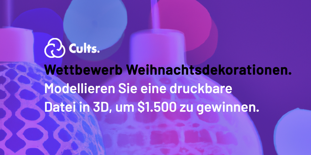 🎄 Die Weihnachtsdekoration 3D-Druck und Design Herausforderung.