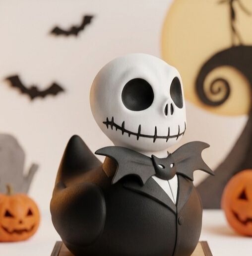 Pato Jack Skellington - Pesadilla Antes de Navidad
