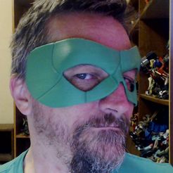 maskrev2a.jpg Free OBJ file Basic Superhero Mask Rev 2・3D printable model to download