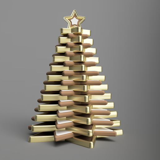 frontSmall.png Archivo STL gratis Árbol de Navidad 01・Objeto de impresión 3D para descargar, Wilko