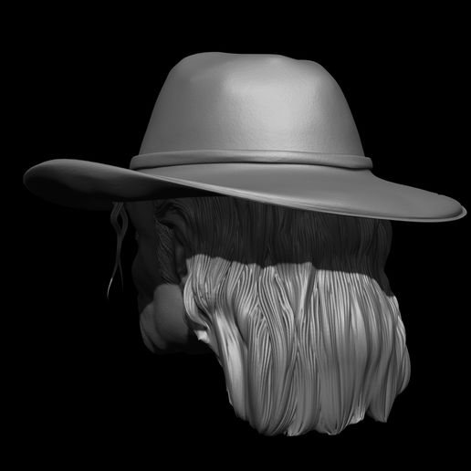 5.jpg Michael Jackson Headsculpt - Hat Version - 1:6 & 1:12 Scale STL & OBJ