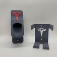 76BF7629-A7CF-483C-BE19-4CC822DCD8C7.jpeg NEW 2023 - Garage Kit, You get both TESLA MOBILE CABLE HOLDER FOR EUROPE and North America GEN 2 UMC -  With TESLA WALL LOGO! And WITH BONUS DRINK COASTER and J1772 Adapter Lock Charger