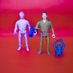 1.jpg Download STL file Ghostbusters Peter Venkman 1986 Articulated Print-in-Place • 3D printable model, lacalavera