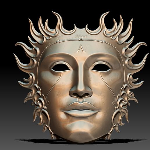 ZBrush-Document.jpg Masque d'Hélios I