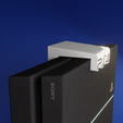render_004.png PS4 WALL BRACKET ALL VERSIONS - LOGOS INCLUDED