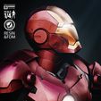 051124-WICKED-Ironman-Bust-Image-004.jpg Wicked Marvel Iron Man Bust Portrait Tested for 3D printing