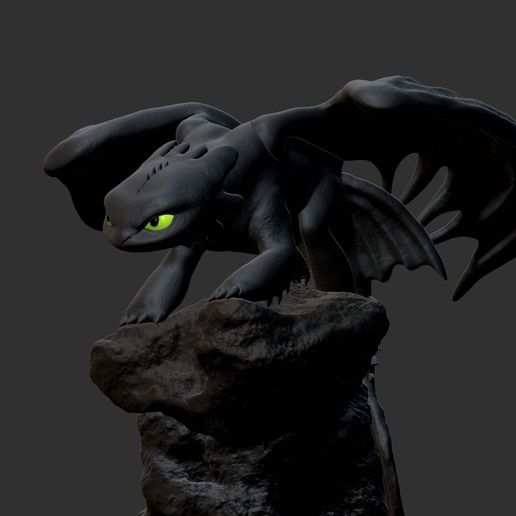 Toothless dragon