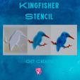 Kingfisher-Stencil.jpg Kingfisher Stencil