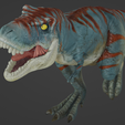 05.png T-rex dinosaur High detailed solid scale model