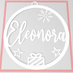 eleonora.jpg STL file Eleonora ornament・Design to download and 3D print, takun_marcio