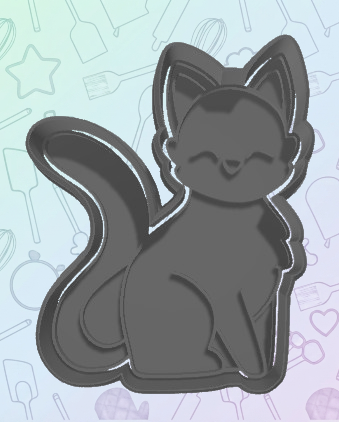 Black Cat Cookie Cutter