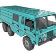 c.jpg Volvo C304 6X6 military truck  Felt-valp  3D print model for RC