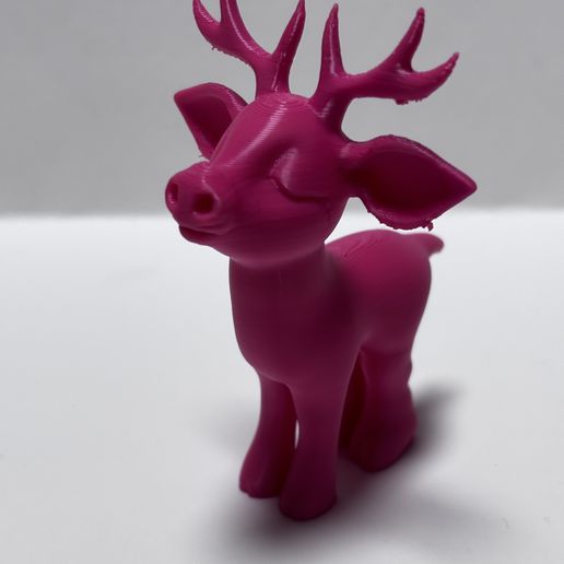 Little Stag Figure - Stylised Deer with Antlers