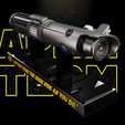 042722-Star-Wars-Anakin-Saber-03.jpg Anakin Skywalker Lightsaber Sculpture - Star Wars 3D Models - Tested and Ready for 3D printing