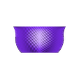 Spiral_Bowl_90.stl Spiral Fluted Bowls