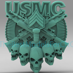 Usmc best STL files for 3D printer・129 models to download・Cults