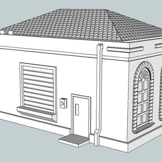 dfa36bf49b3e347f04d1aef3e8634673_display_large.jpg HO Scale  Post Office