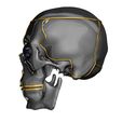 03.jpg cyborg skull - 3D experimental prototype
