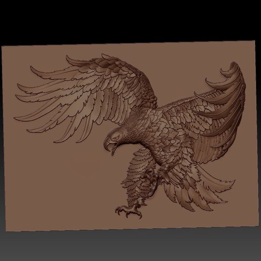 OneEagle1.jpg Download free STL file eagle • 3D printable object, stlfilesfree