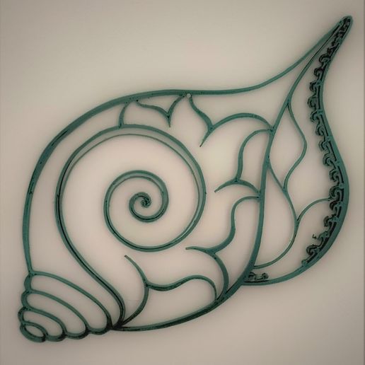 SHELL WALL SCULPTURE 2D