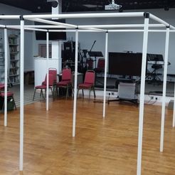Assembled.jpg Бесплатный 3D файл Четыре квадрата в воздухе / Волейбол четыре квадрата・3D-печатная модель для скачивания