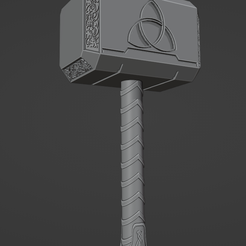 hsmmer-1.png STL-Datei Thors Hammer Mjölnir・Modell für 3D-Drucker zum Herunterladen